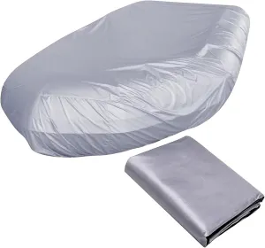 Dinghy Cover 7 Sizes Boat Tarp UV Resistant Heavy Duty Boat Cover for Small Inflatable and Rigid Inflatable Boats,230 * 165 * 46cm