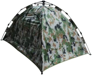 Dome Pop-Up Camping Tent, 3-4 Person Automatic Tent, Double Layer Waterproof Tent, Large Family Tent - 200 * 230 * 140Cm