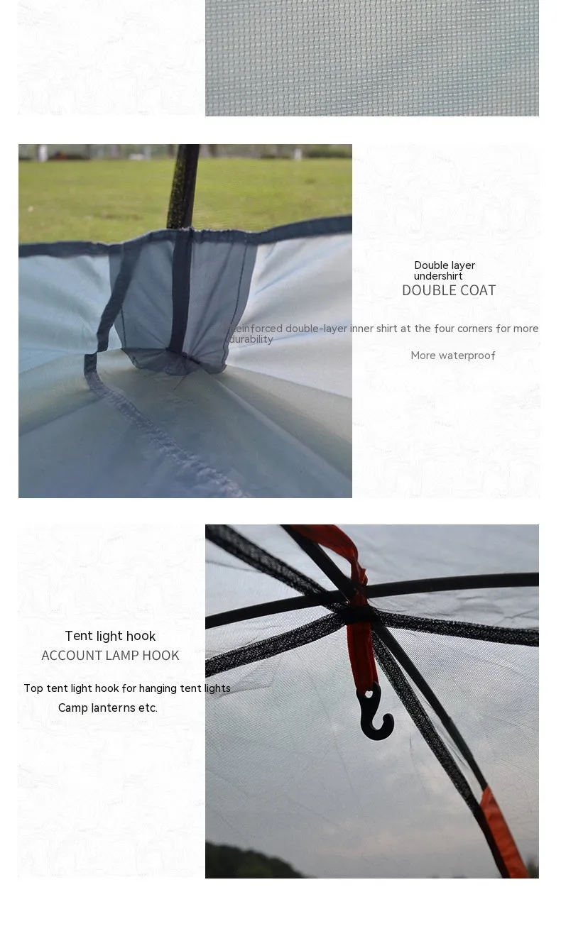 Double-Layer Camping Tent for Outdoor Adventures
