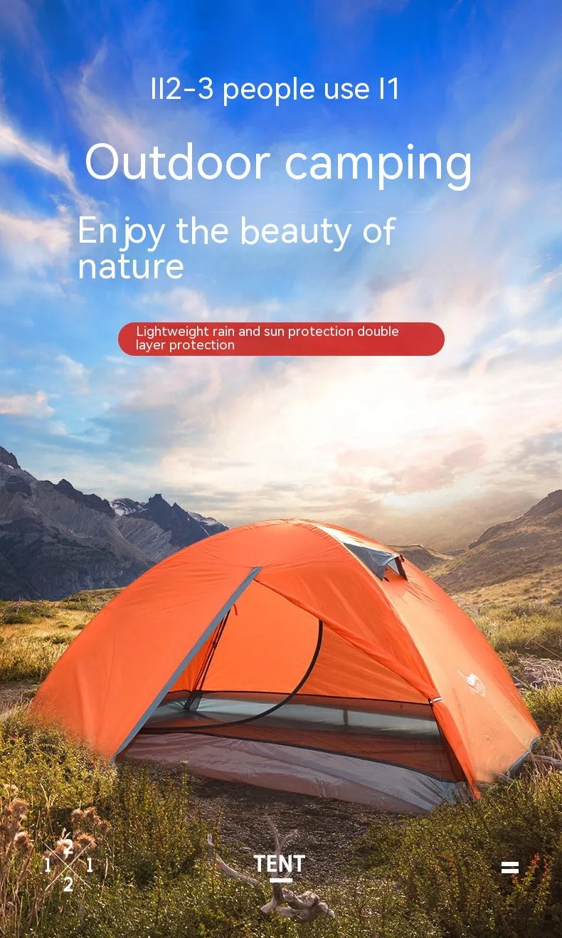Double-Layer Camping Tent for Outdoor Adventures