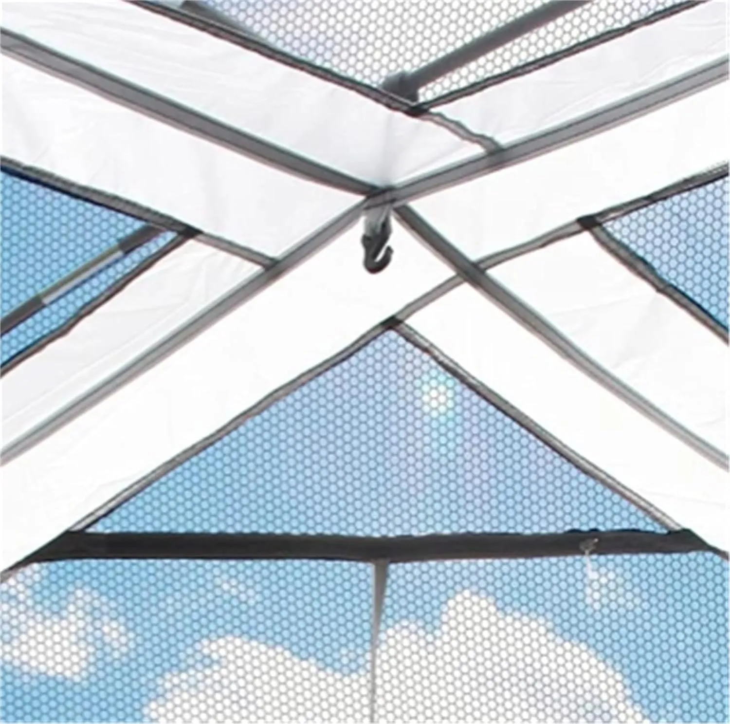 Double-Layer Tent Rainproof Sunshade Outdoor Camping Tent Easy to Build Family Park Tent