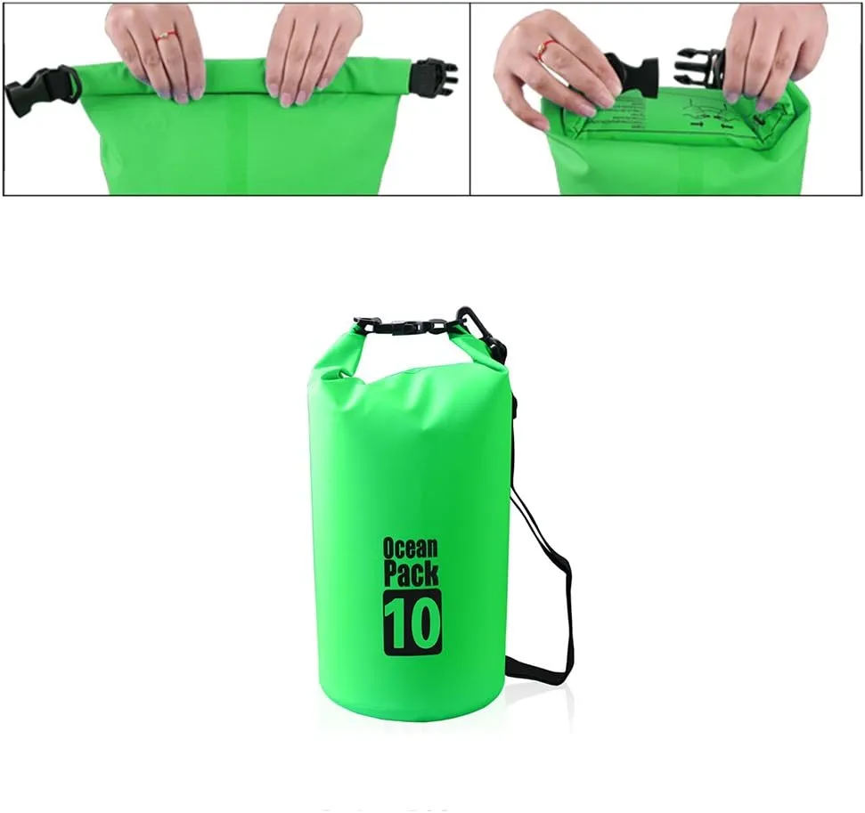 Dry Sack/Floating Waterproof Bag 2L/5L/10L/20L/30L for Boating, Kayaking, Hiking, Snowboarding, Camping, Rafting, Fishing and Backpacking