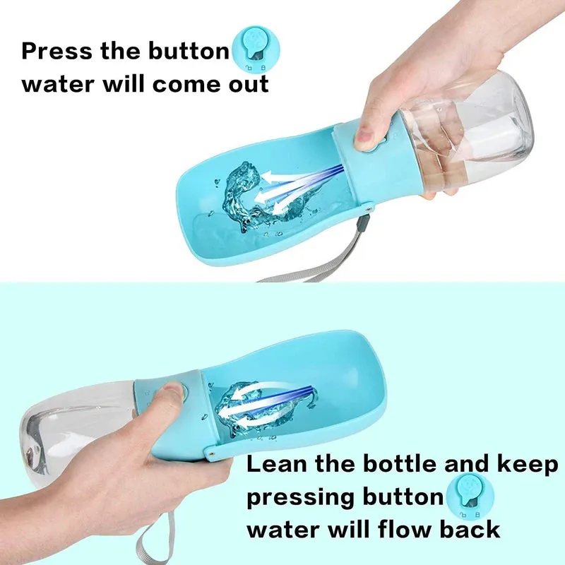 Eco-friendly Wide Sink Dog Water Bottle