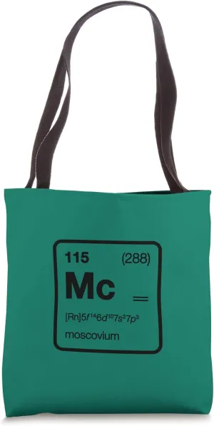 Element 115 / Moscovium Periodic Table Design Tote Bag