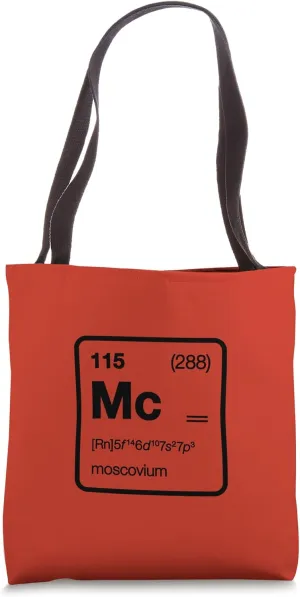 Element 115 / Moscovium Periodic Table Design Tote Bag