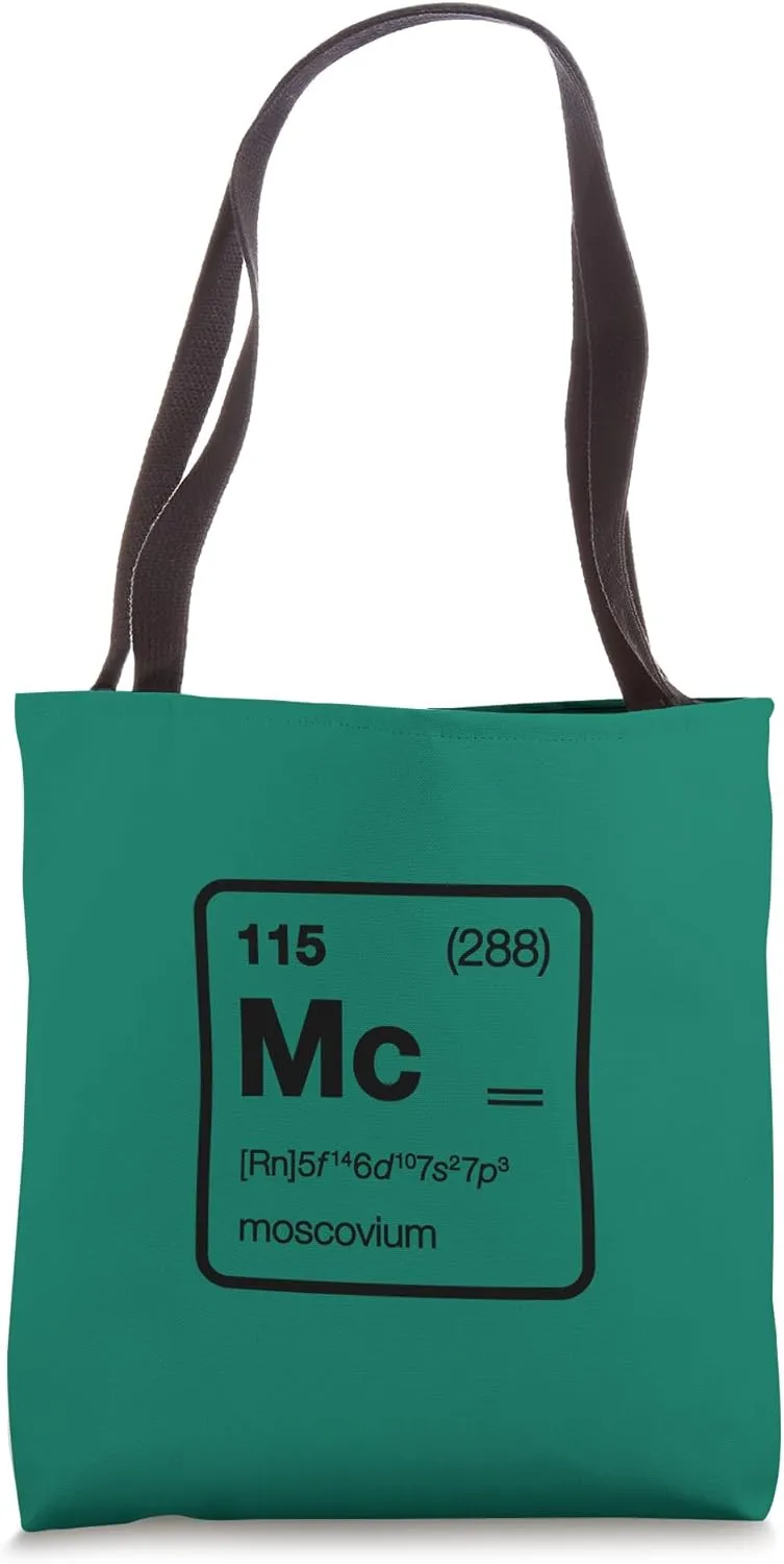 Element 115 / Moscovium Periodic Table Design Tote Bag