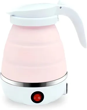 [Ellniges]【Portable Electric Kettle】Collapsible 0.6L Silicone Water Heater for Travel - Dual-Layer Foldable Design, Lightweight Camping Accessory, Perfect for Backpackers & Road Trip Essentials
