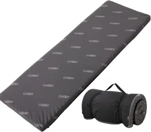 EMOOR Rollable Outdoor Mattress Compact Size (71 x 24in) Dark Gray, Portable Camping Bed Japanese Futon Mattress Sleeping on The Floor