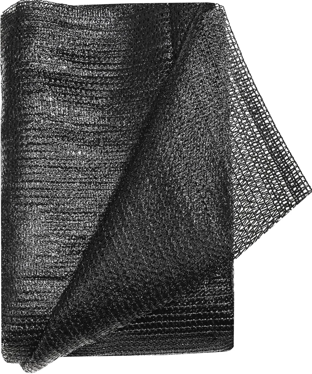 e.share Shade Cloth, 40%-50% Sunblock UV Protection, 10 FT X 14 FT can Custom Size Sun Mesh Net for Garden Plant Cover, Flowers and Greenhouse, Black