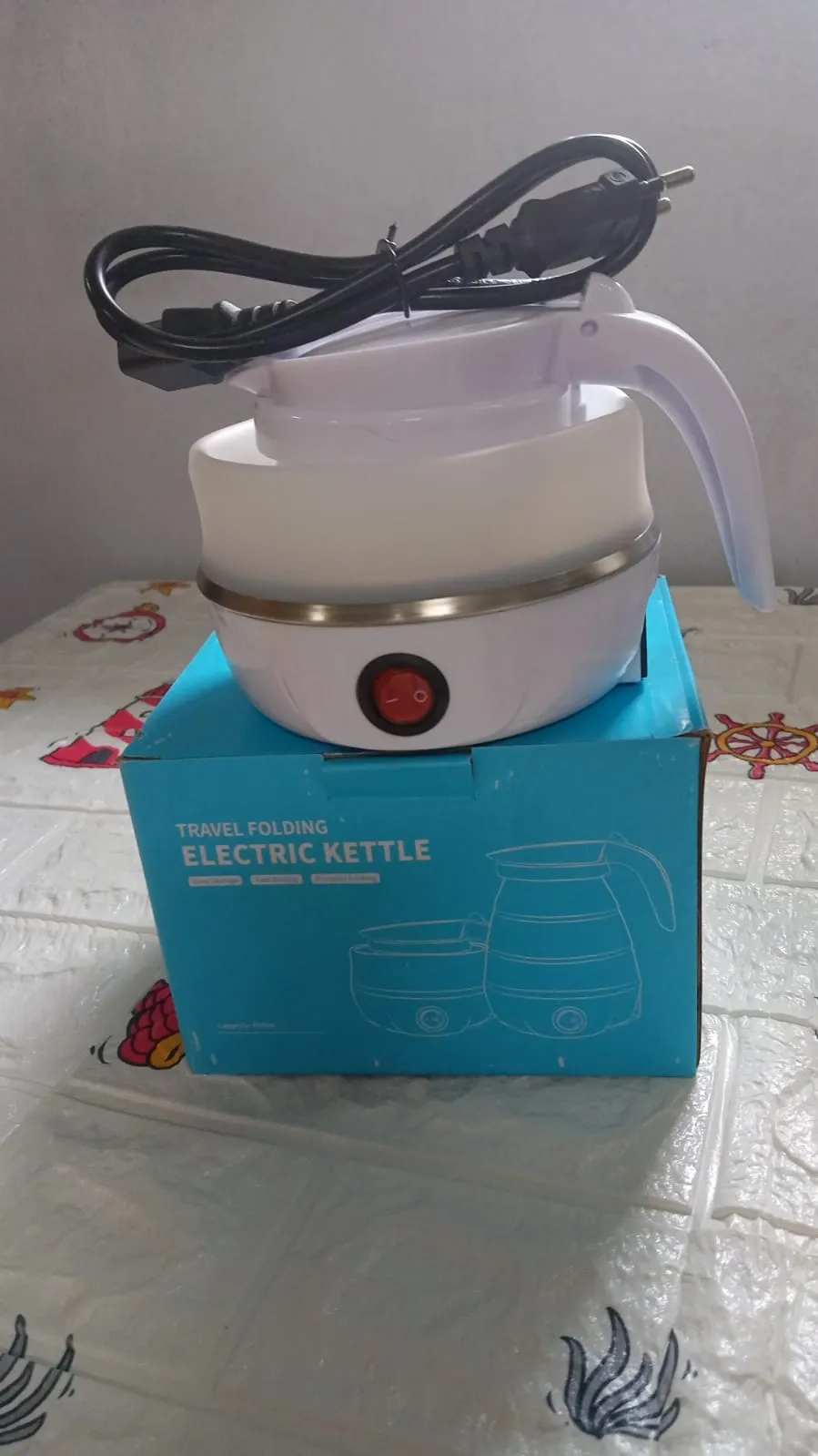 Expedited shipping Camping Water Boiler Collapsible Electric Foldable Kettle Silicone High-discount