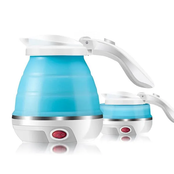 Expedited shipping Camping Water Boiler Collapsible Electric Foldable Kettle Silicone High-discount