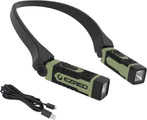 EZRED ANYWEAR Rechargeable Neck Light for Hands-Free Lighting, soft green
