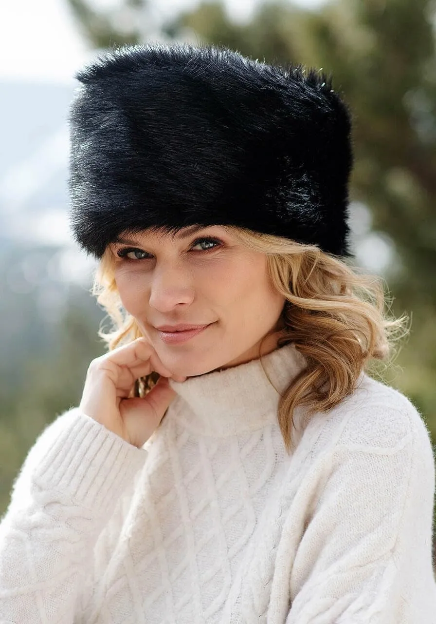 Fabulous-Furs Donna Salyers Tawny Fox Faux Fur Russian Style Hat