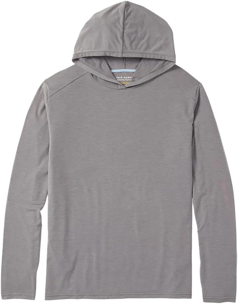 Fair Harbor The SeaBreeze Hoodie –– Men's Classic Lightweight Hoodie –– Incredibly Soft and Breathable, UPF 50