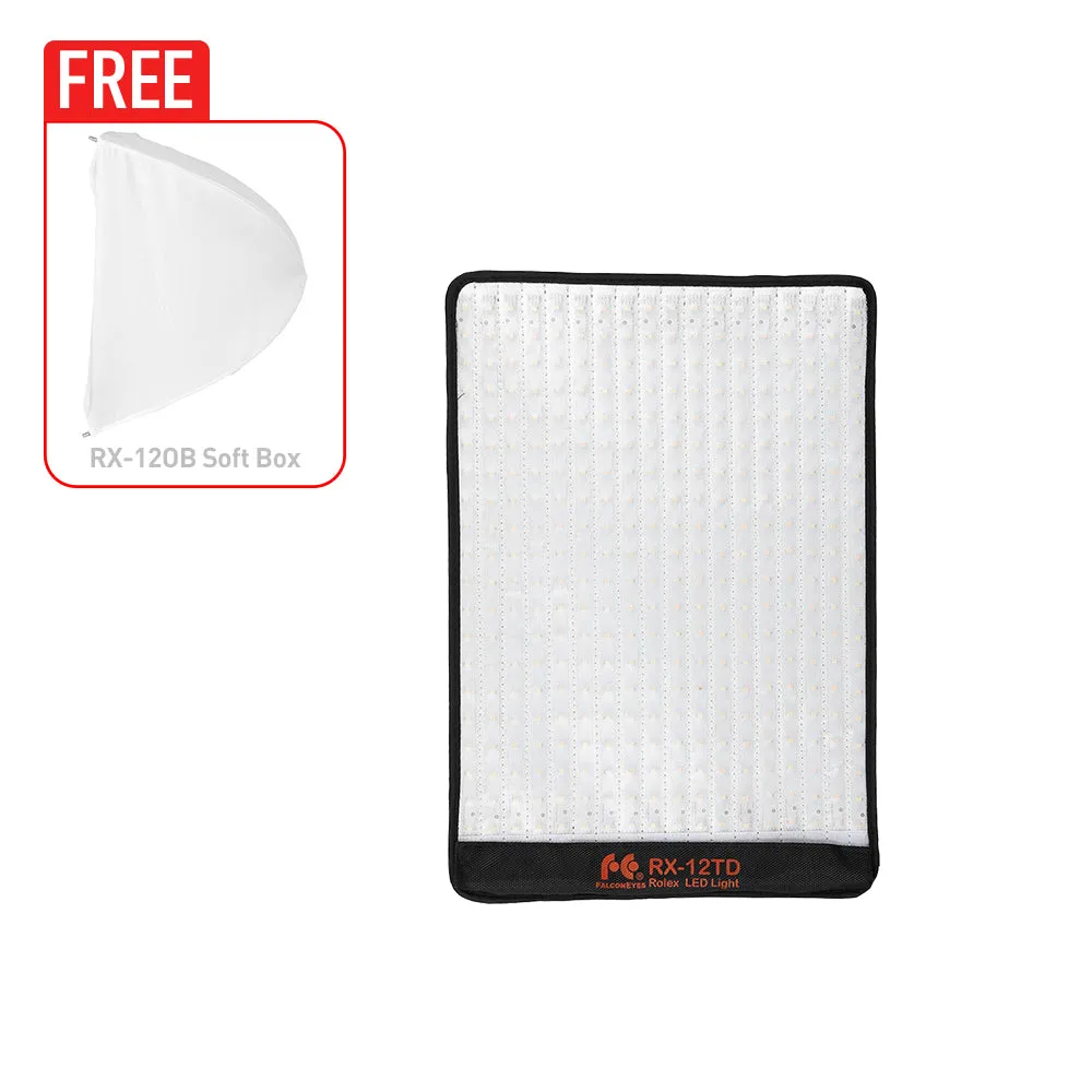 FalconEyes RX-12TD 50W Bi-Color Roll-Flex Flexible LED Panel