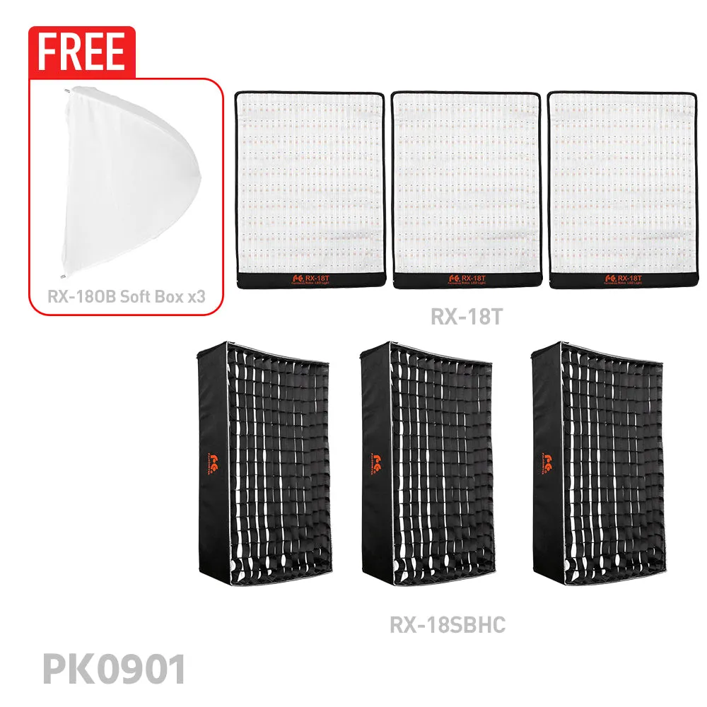 FalconEyes RX-18T 62W Roll-Flex Flexible LED Panel