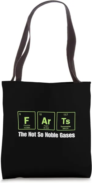 Farts Periodic Table Elements Chemistry Science Teacher Tote Bag