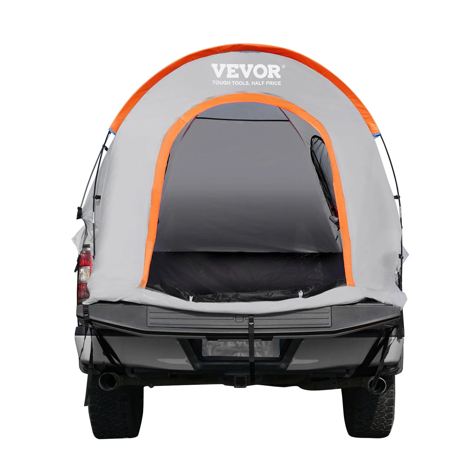 (FINAL PRICES ARE LOWER ON OUR SITE!) VEVOR Truck Bed Tent, 5.5'-6' Pickup Truck Tent with Rain Layer and Carry Bag, Waterproof PU2000mm Double Layer Truck Tent for Camping, Accommodate 2-3 Person, for Camping Traveling Outdoor Activities