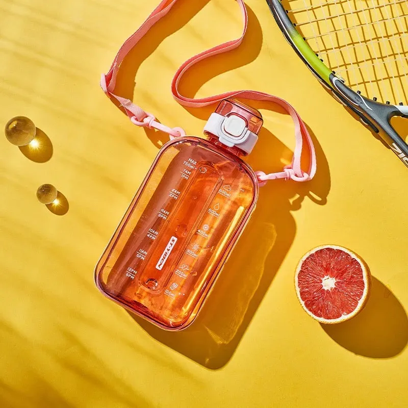 Flat Summer Season Water Bottles 750ML