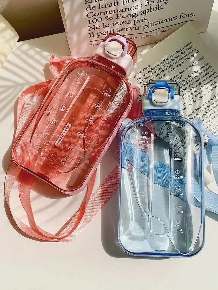 Flat Summer Season Water Bottles 750ML