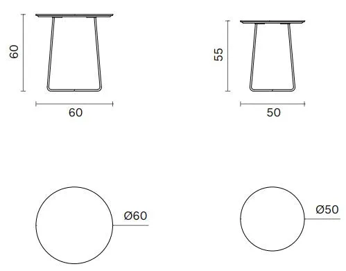 Fly Side Table Square Top