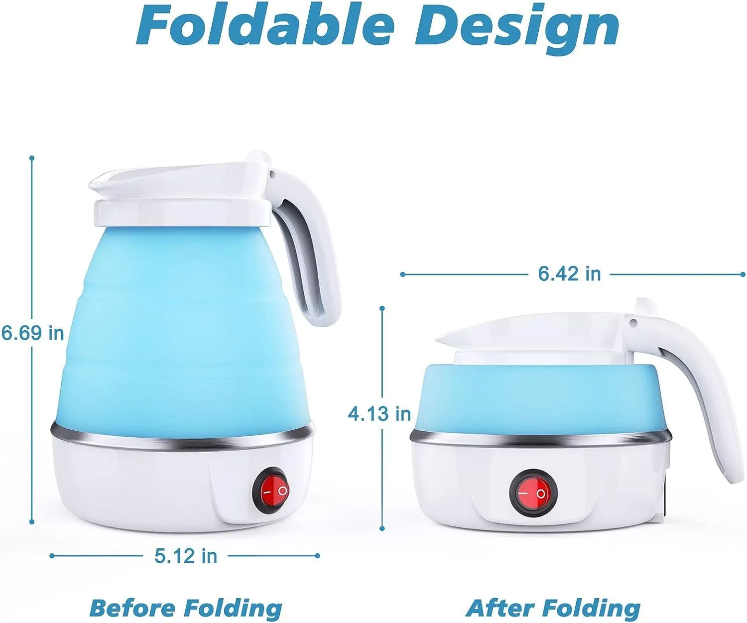 Foldable Electric Kettle | Aliyya.Store