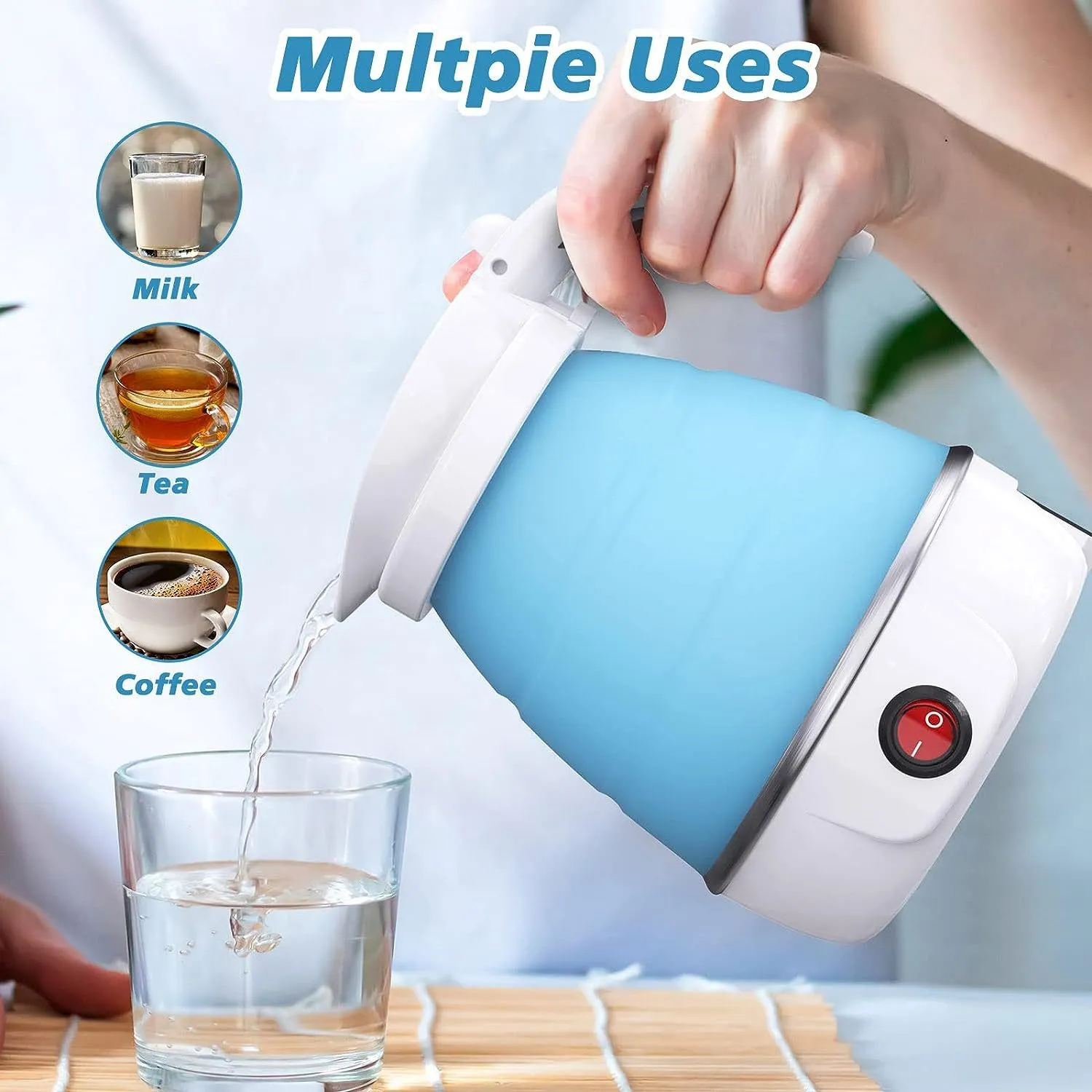 Foldable Electric Kettle | Aliyya.Store