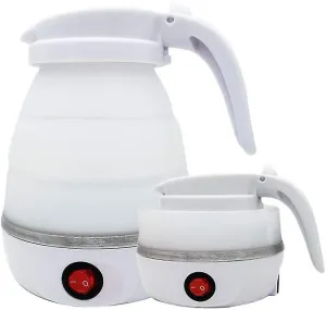 Foldable Electric Kettle Food Grade Silicone Water Heater Coll