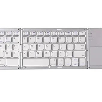 Foldable wireless bluetooth keyboard
