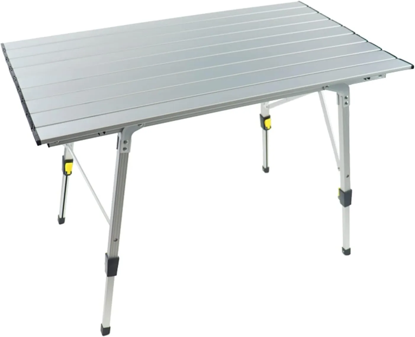 Folding Tables Camping Table Folding Aluminum Roll Up Top Lightweight Portable Compact Camp Table Weatherproof and Rust Resistant