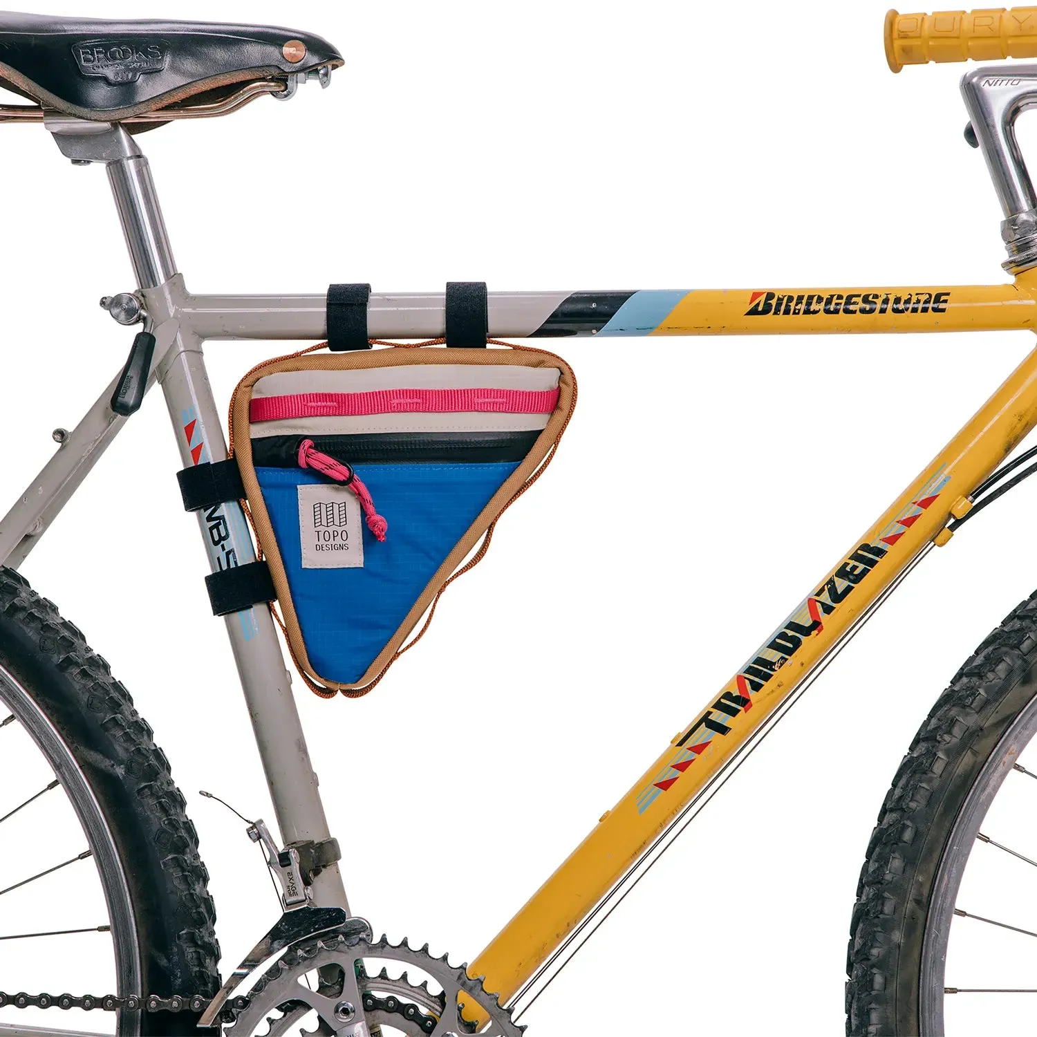 Frame Bike Bag - Blue / Bone White
