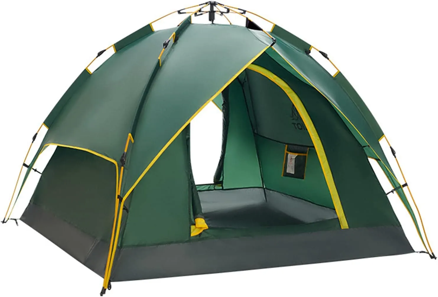 Fully Automatic Double-Layer Tent Outdoor 3-4 People Camping Tent Portable Folding Automatic Tent Quick Opening,B