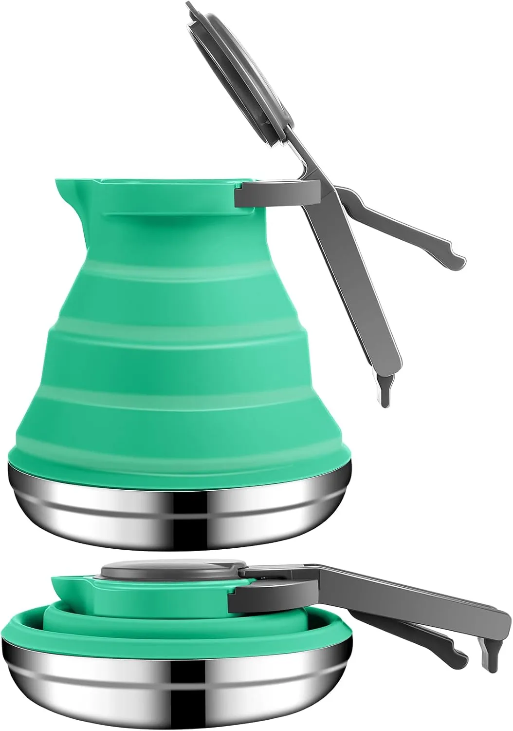 Geiserailie Portable Camping Coffee Pot and Kettle for Hiking Travel and Outdoors