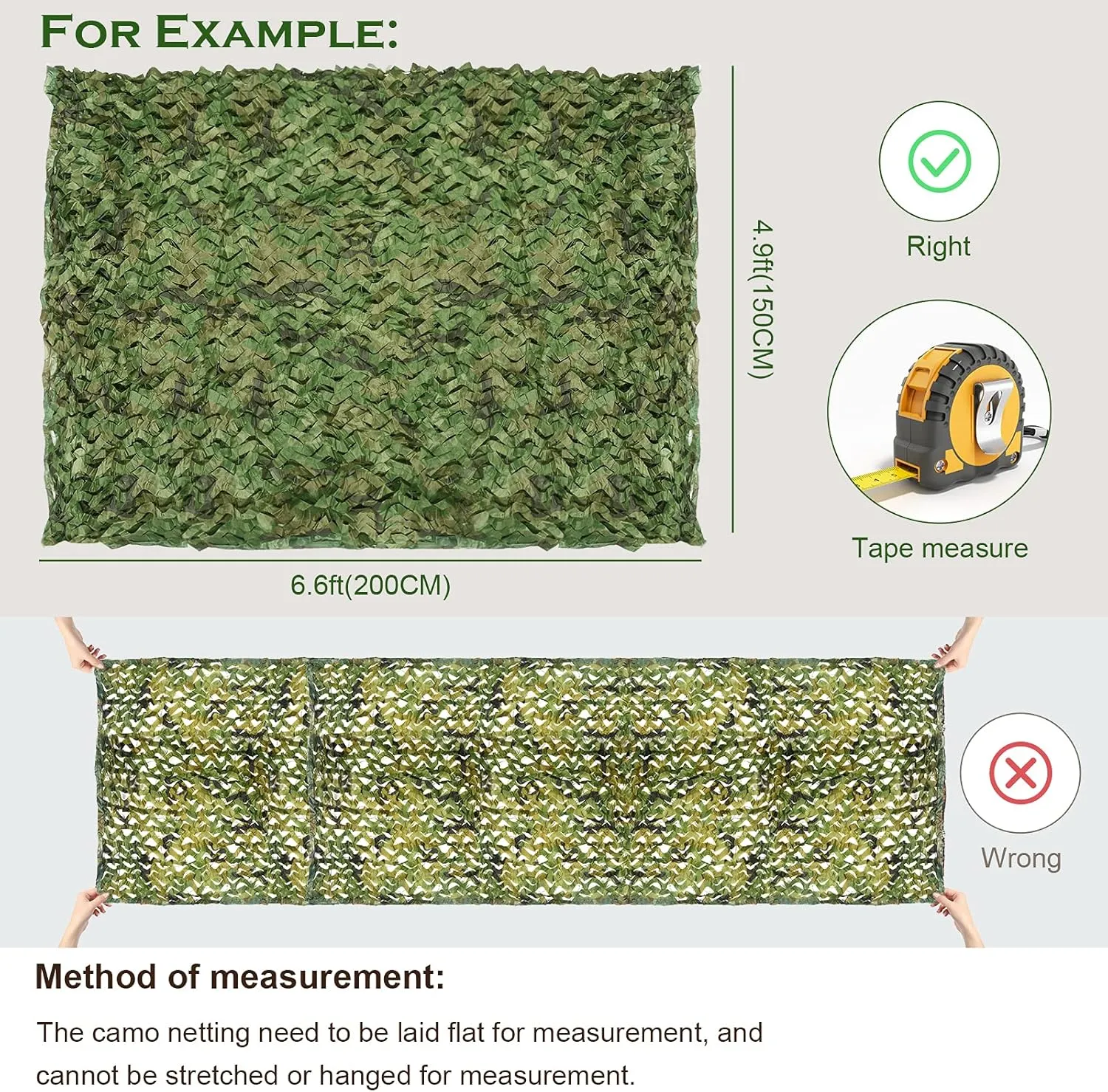 GEN 2 Camo Netting Camouflage Netting Hunting Blind Camo Net Camouflage Nets Military Surplus for Shooting Party Decoration Photograph Car Cover Sunshade