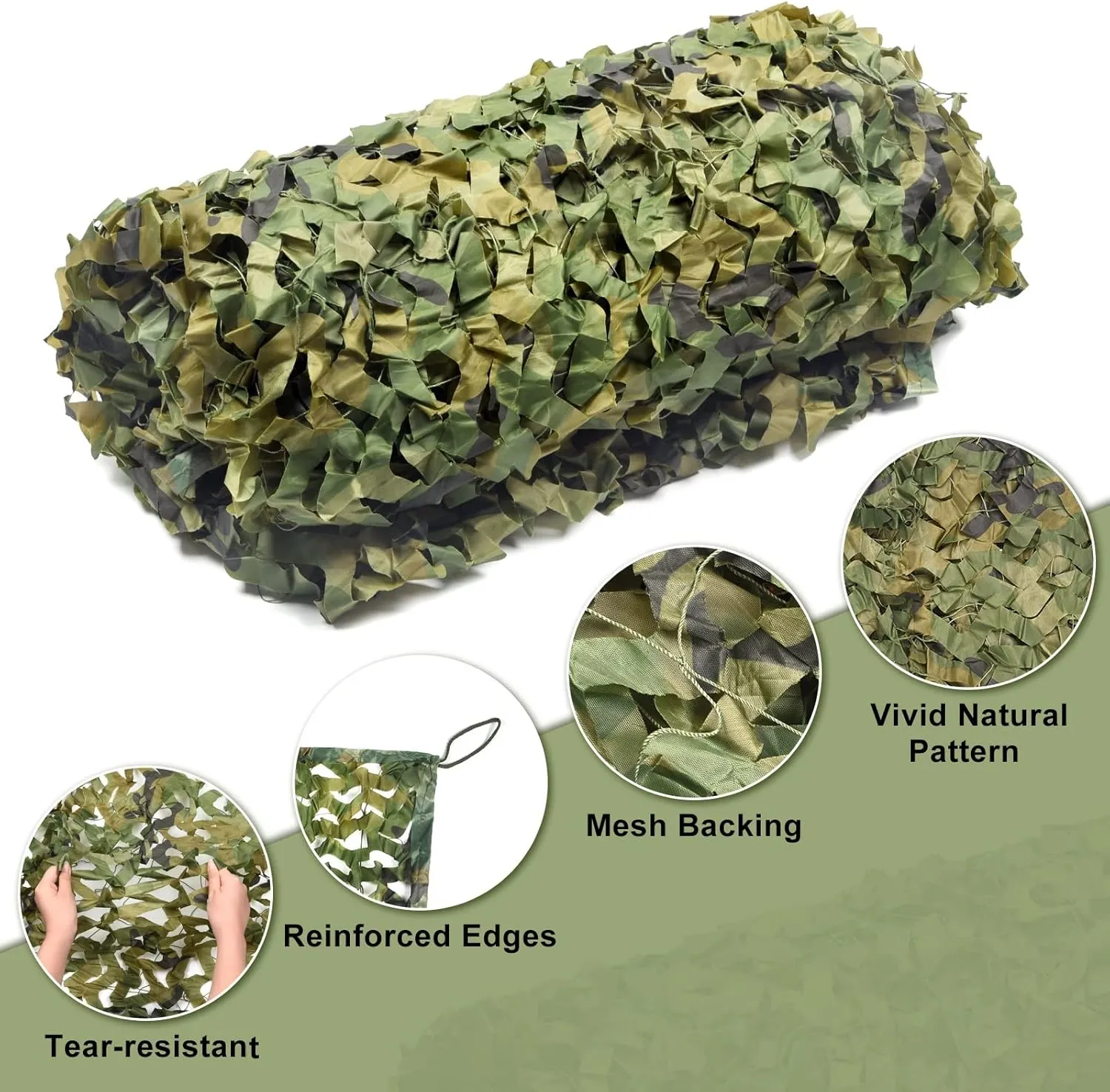 GEN 2 Camo Netting Camouflage Netting Hunting Blind Camo Net Camouflage Nets Military Surplus for Shooting Party Decoration Photograph Car Cover Sunshade