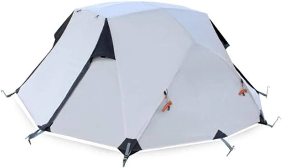 GeRRiT 2 Man Tent Camping 4 Season Waterproof Double Outdoor Family Camping Hiking Round Garden Camping Double with Porch 2 Man Tent