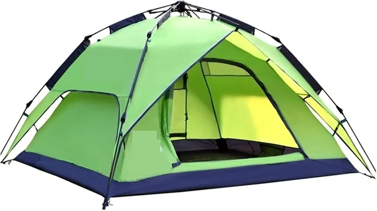 GERRIT 3-4 Person Camping Tent, Instant Pop-up Tent, Double-Layer Waterproof Home Tent for Hiking Backpacks (Color : B, Size : 200x180x130cm)