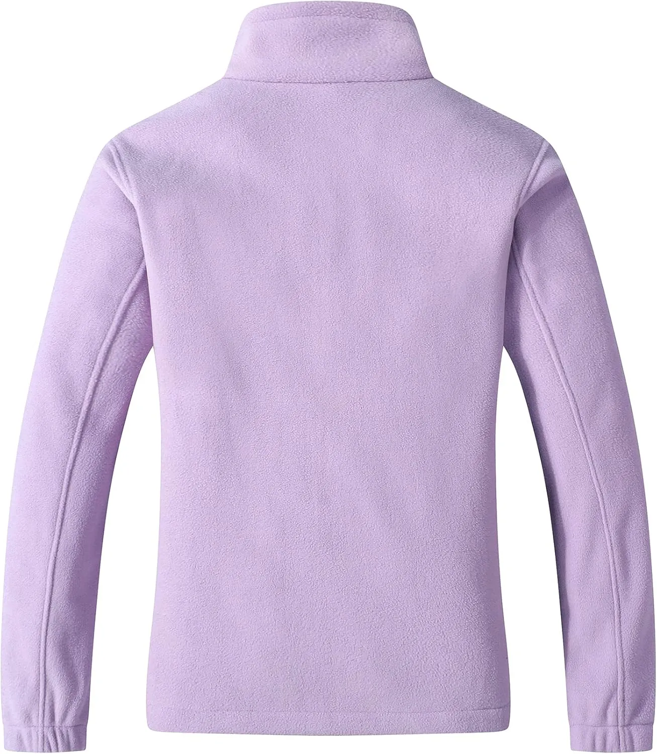 GIMECEN Women's Lightweight Full Zip Soft Polar Fleece Jacket Outdoor Recreation Coat With Zipper Pockets