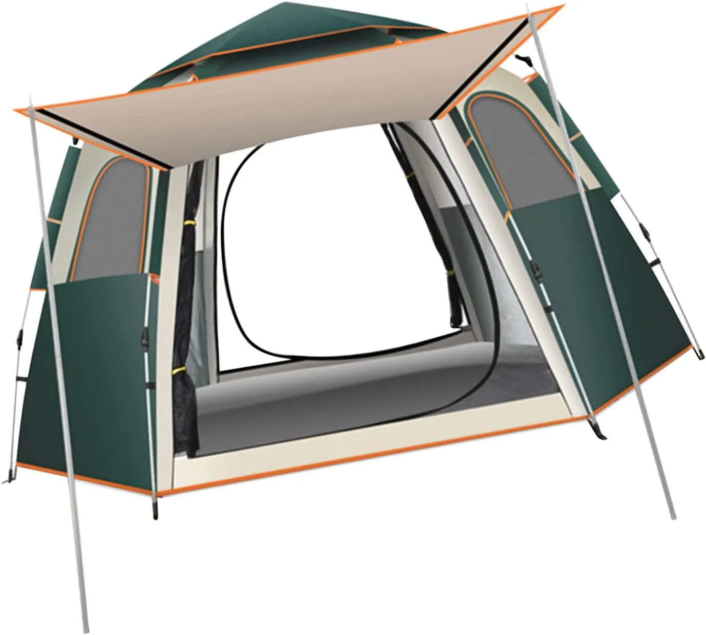 GLOGLOW Double Layer Tent, Fishing Large Space Camping Tent