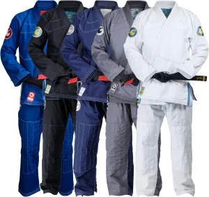 Gold BJJ Aeroweave Jiu Jitsu Gi - Ultra Lightweight BJJ Gi - Preshrunk Brazilian Jiu Jitsu Uniform for Men