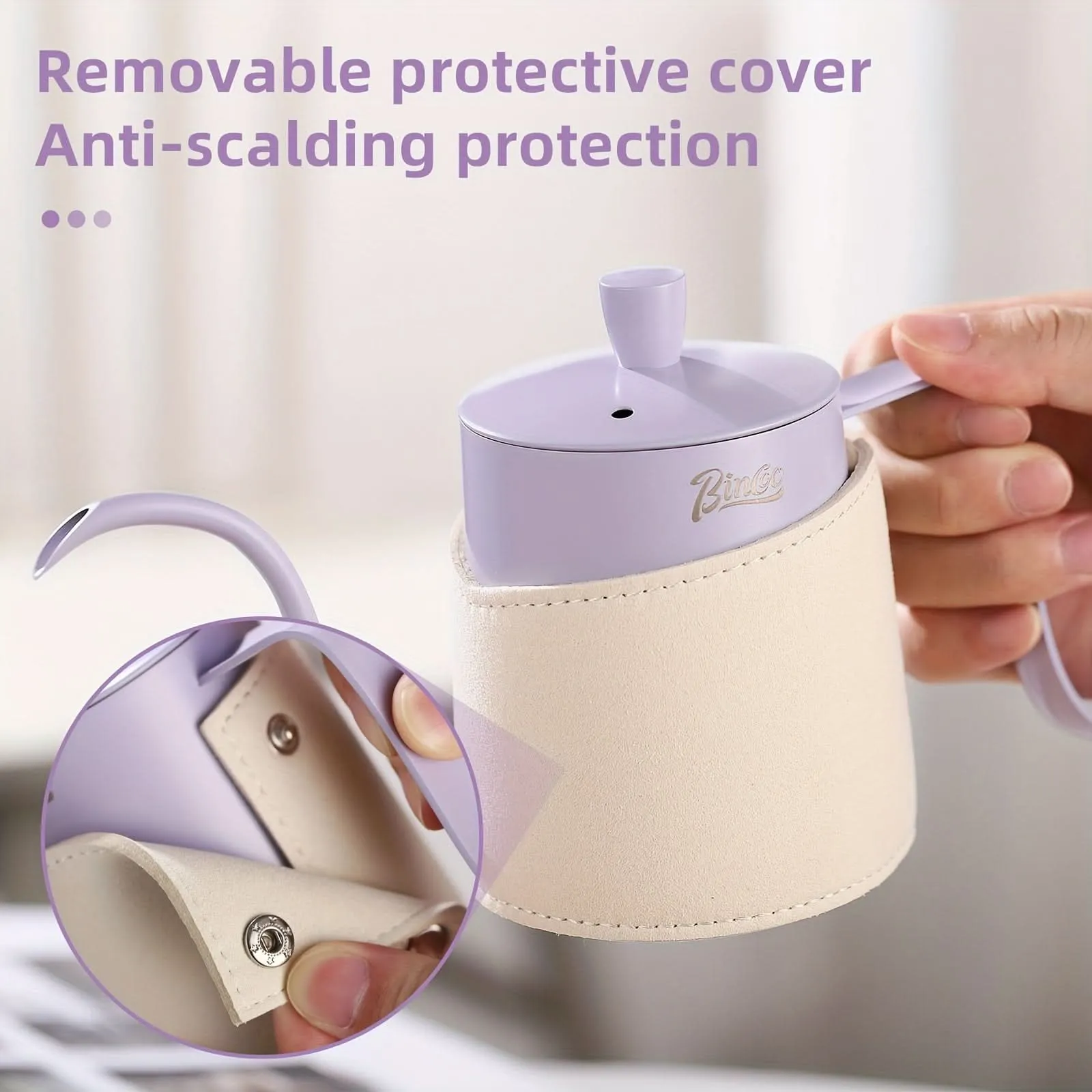 Gooseneck Kettle 12oz – Small Pour Over Coffee Kettle with Precision Flow Spout