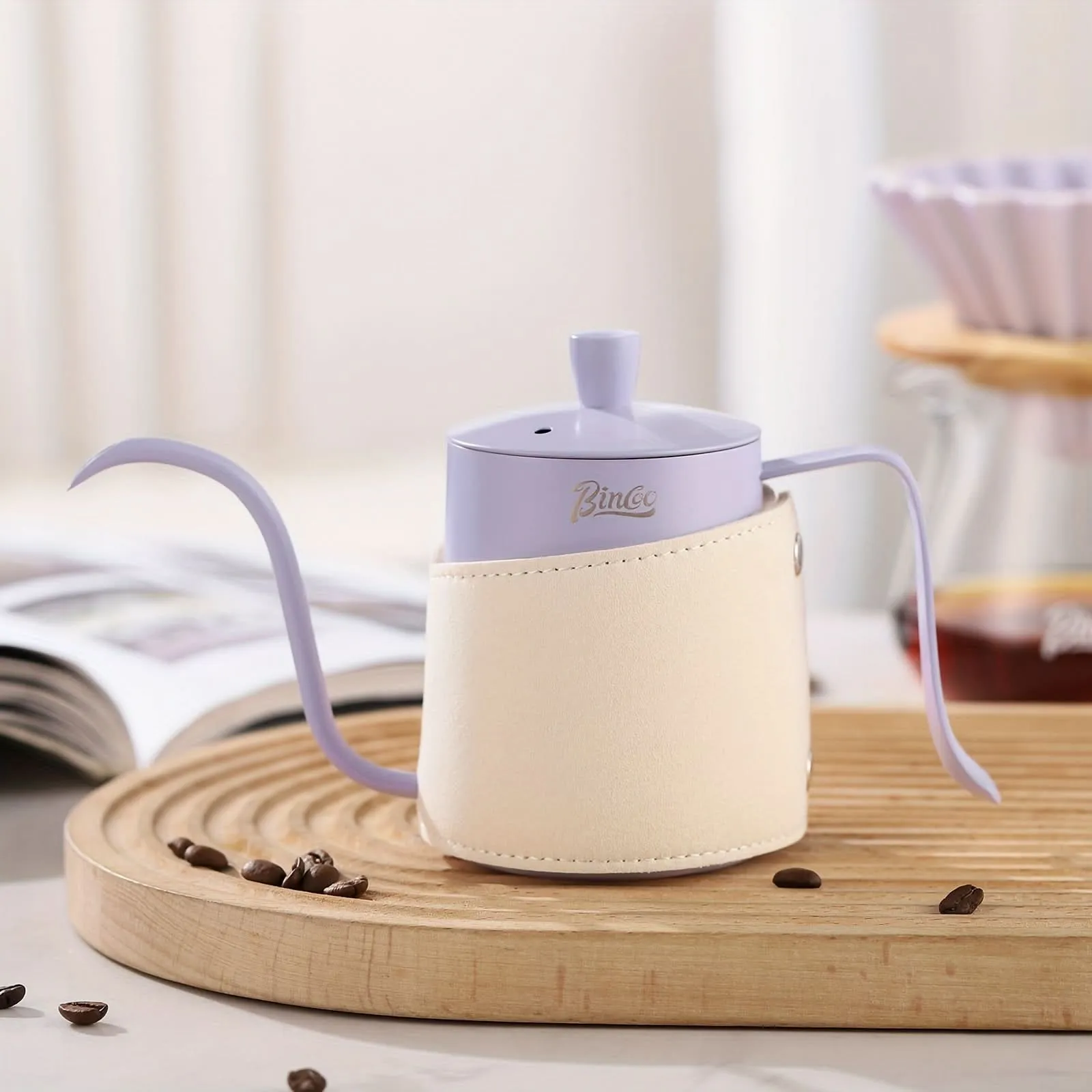 Gooseneck Kettle 12oz – Small Pour Over Coffee Kettle with Precision Flow Spout