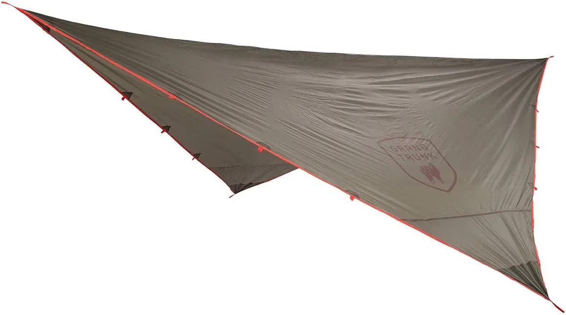 Grand Trunk Abrigo Rain Fly - Large Lightweight Waterproof Tarp Shelter, 10x10ft Coverage for Camping, Hammocks & Outdoor Protection