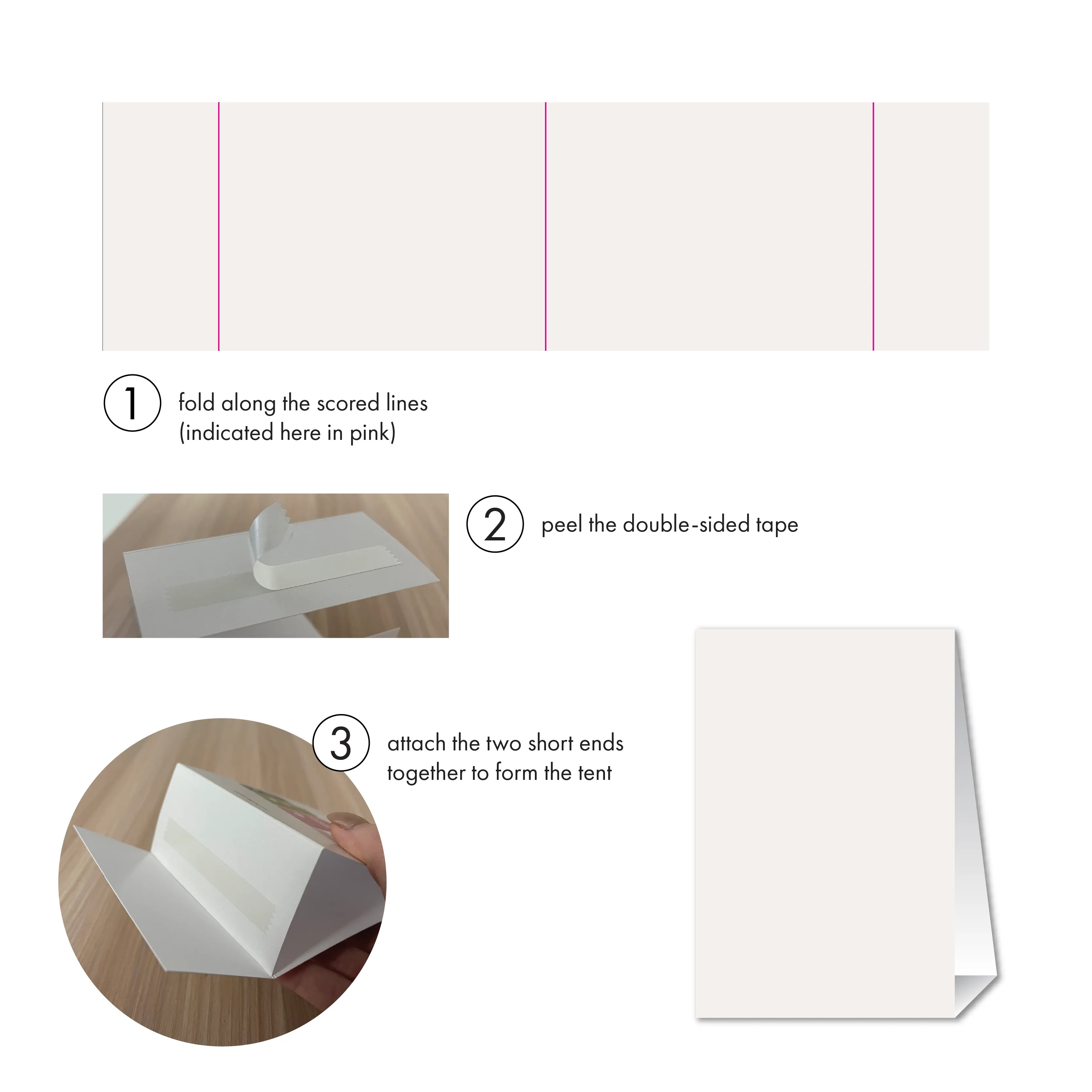 Guava Mango Smoothie Best Seller - Table Tent Card