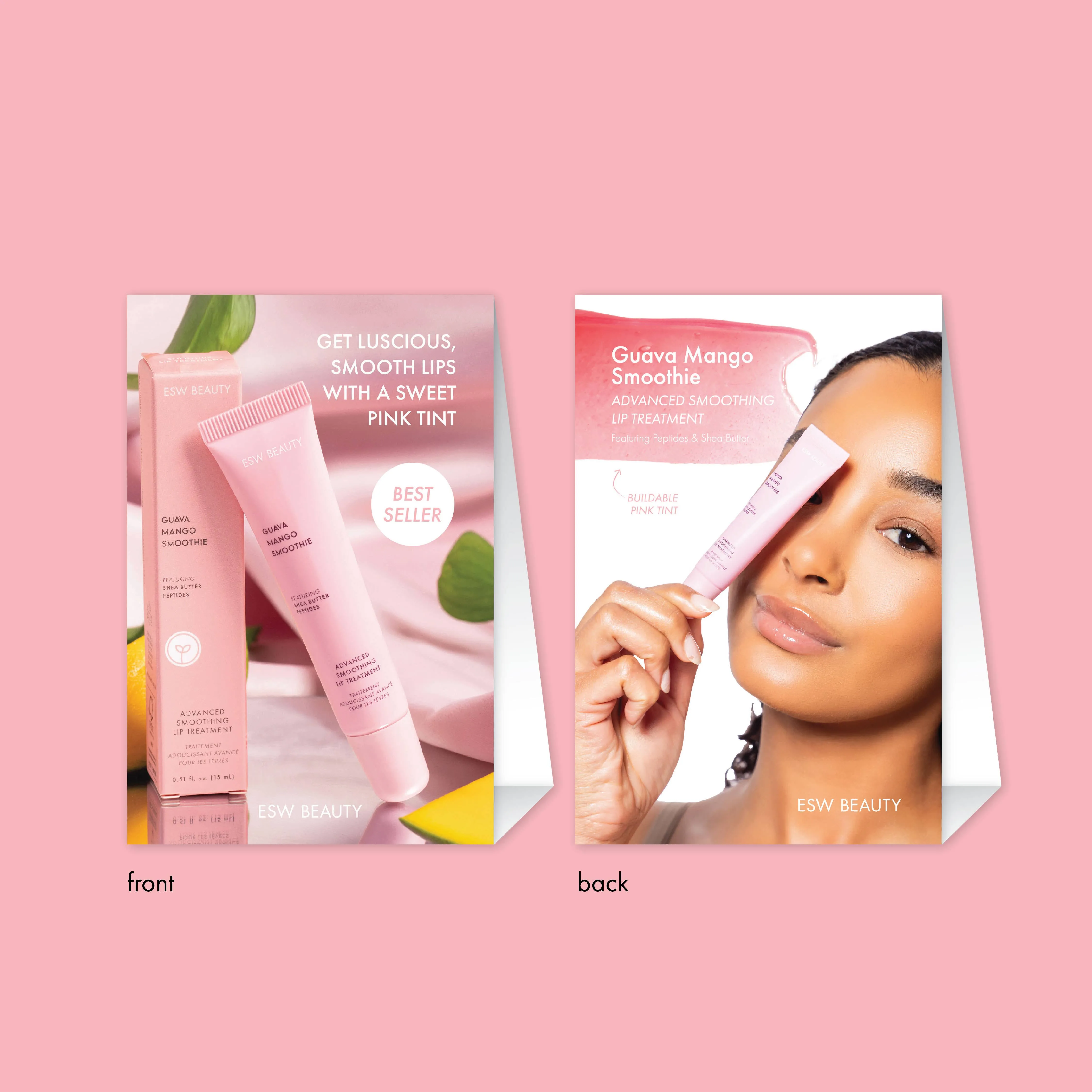 Guava Mango Smoothie Best Seller - Table Tent Card