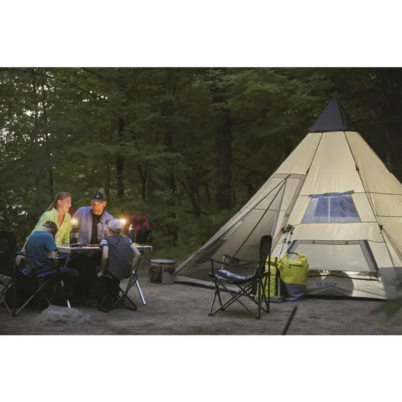 Guide Gear 18' Teepee Tent - Waterproof 8-Person Canvas Camping Shelter