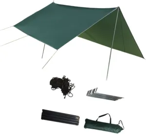 Hammock Rain Tarp Waterproof Tent Equipment Sunshades Cloth Hammock Rainfly Set Camping Canopy for Beach Hiking Garden Outdoor
