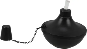 Happyyami Led Flame Lamp Outdoor Table Top Torches for Outside Refillable Canister Metal Table Top Flame Lamps Indoor