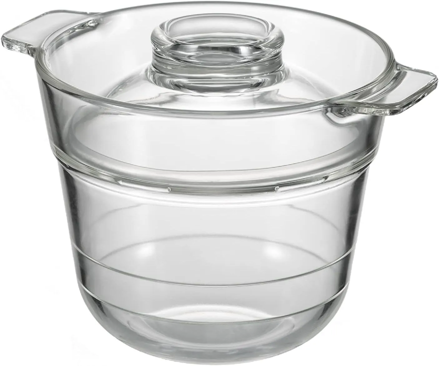 HARIO XRCP-1 1 Single Serving Restaurant, Heat Resistant Glass, Visible Contents, Easy Cooking, 10 Minutes, Home Rice, Single Use, Clear, Present, Gift