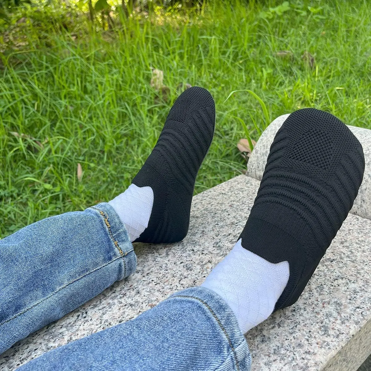 Hayeabi Toddler Kids Lightweight Indoor Outdoor House Slippers Shoes Non-Slip Grip Comfy Home Floor Shoes for Boys Girls